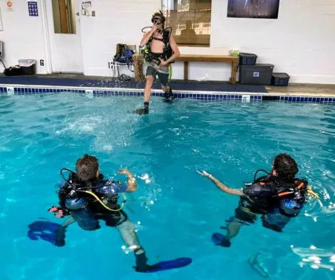 Confined Water Pool Dives